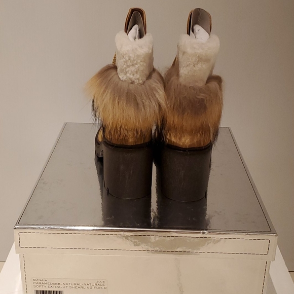 Sigerson Morrison Women's Shearling Fur Ankle Boots NWT - Picture 9 of 10